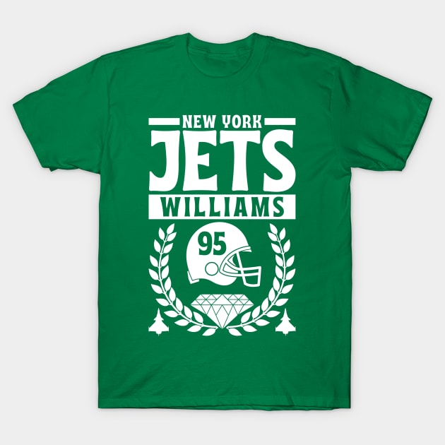 New York Jets Williams 95 American Football Edition 2 T-Shirt by Astronaut.co